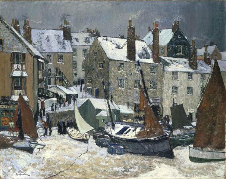 Hayley Lever Winter, St. Ives china oil painting image
